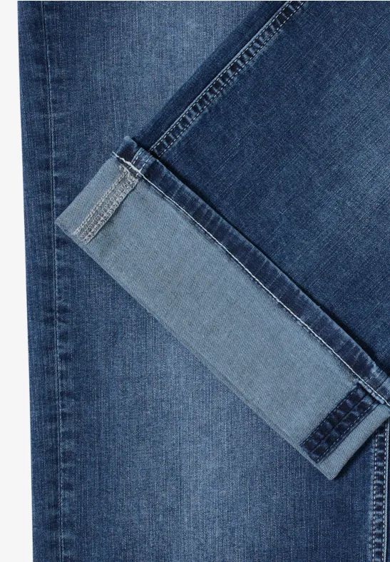 Cecil Damen High Waist Wide Leg Jeans im Slim Fit in Blau, Gr: 25