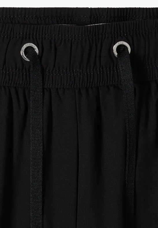Cecil Damen High Waist Wide Leg Hose im Loose Fit in Schwarz, Gr: XXL