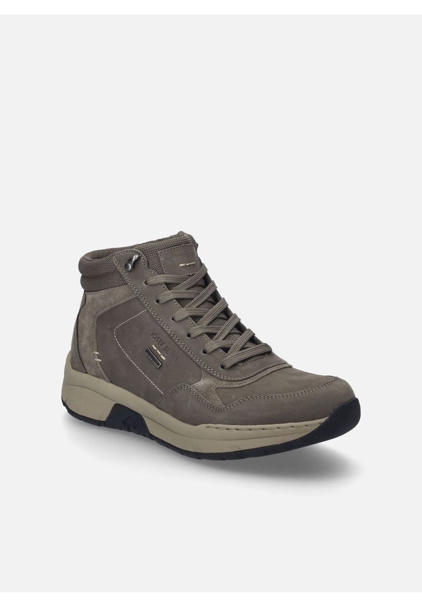 Herren Leder Stiefelette mit Reißverschluss