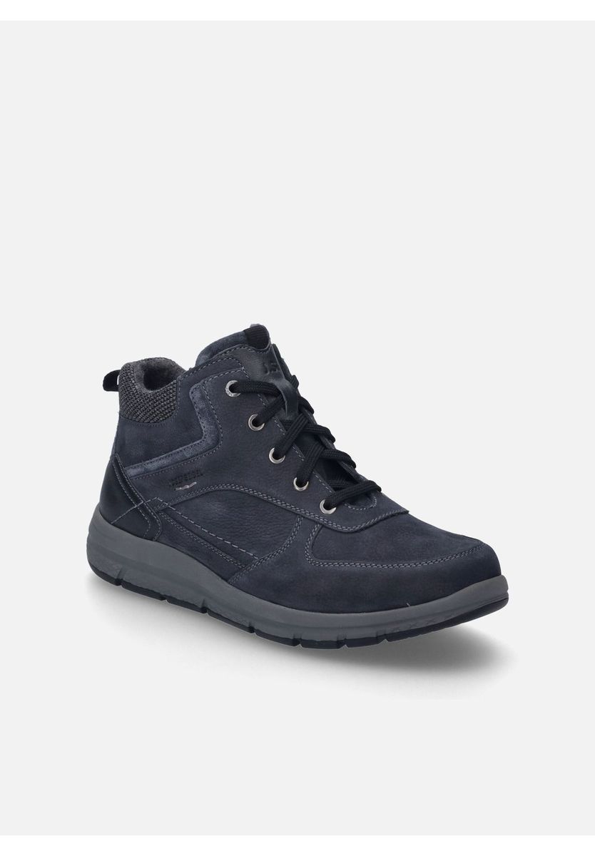 Herren Leder Stiefelette mit Reißverschluss