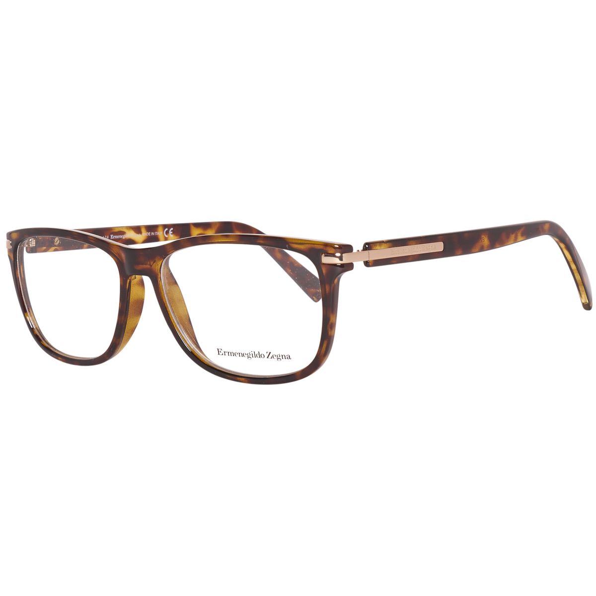 Ermenegildo Zegna Brown Lunettes de vue pour hommes