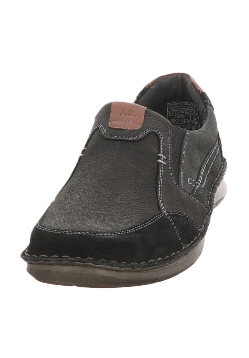 Herren Leder Slipper Freizeitschuh