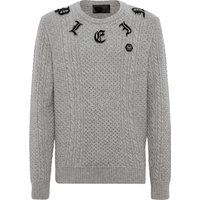 Rundhalspullover Monogram