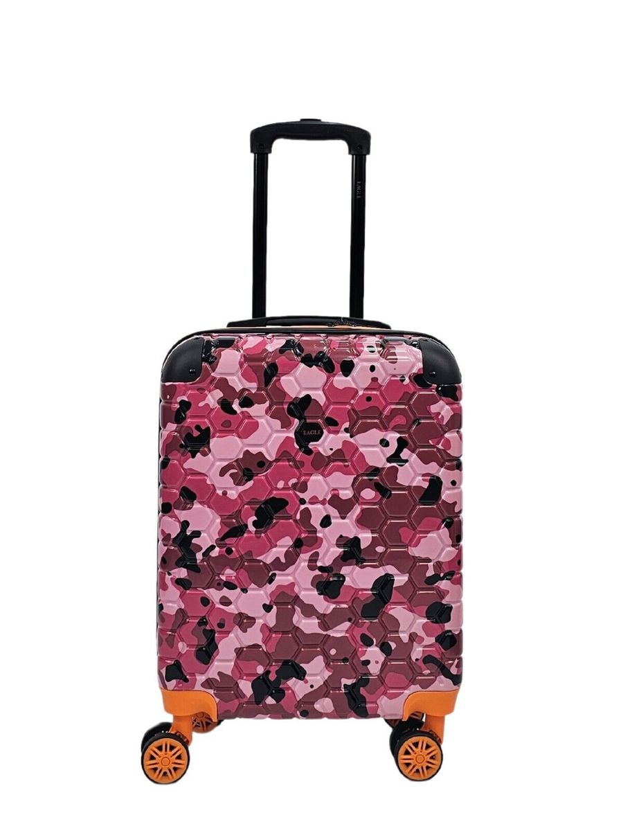 Hartschalen-Kabinenkoffer Robuste ABS-Gepäck-Reisetasche mit 8 Rädern