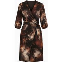 Bedrucktes Wickelkleid