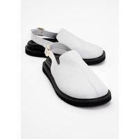 Laby Leder-Clogs