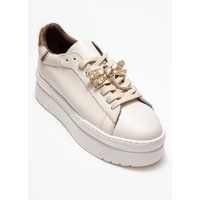Laren Leather Buckle Turnschuhe Women