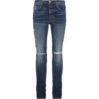 Amiri Slim Fit Slash Deep Classic Blue Denim Jeans