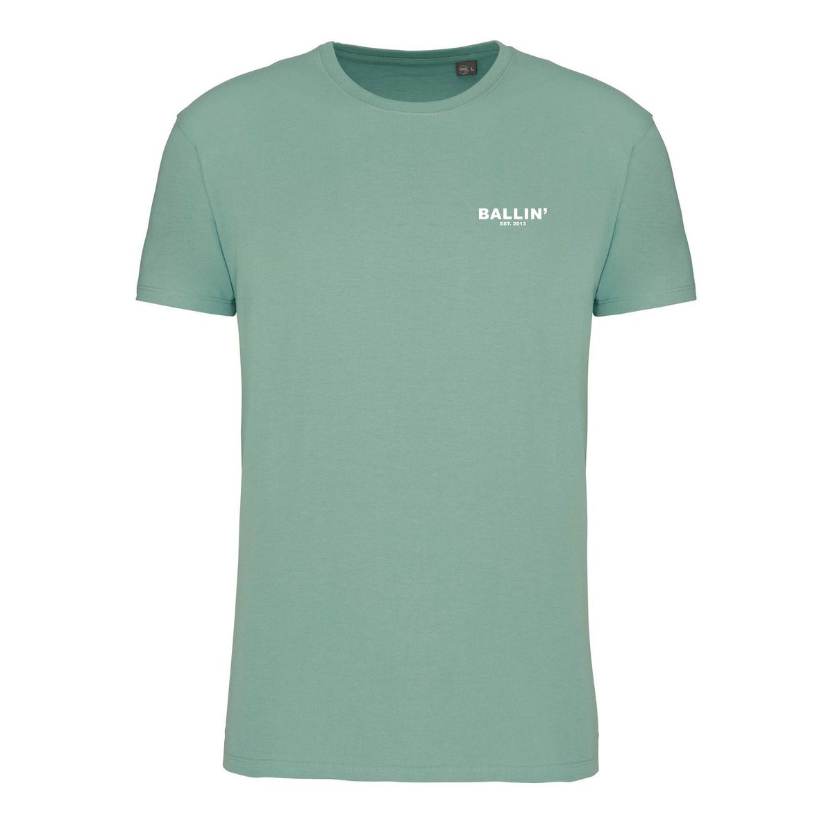 Herren-T-Shirt von der Marke Ballin Est. 2013. Die Shirts von Ballin Est. 2013 sind aus 100% Bio-Baumwolle gefertigt und haben eine normale Passform. Die weiche Baumwolle sorgt für hohen Tragekomfort.  Marke: Ballin Est. 2013Modellname: Backprint World ShirtKategorie: Herren-T-ShirtMaterialien: Bio-BaumwolleFarbe: Salbeigrün