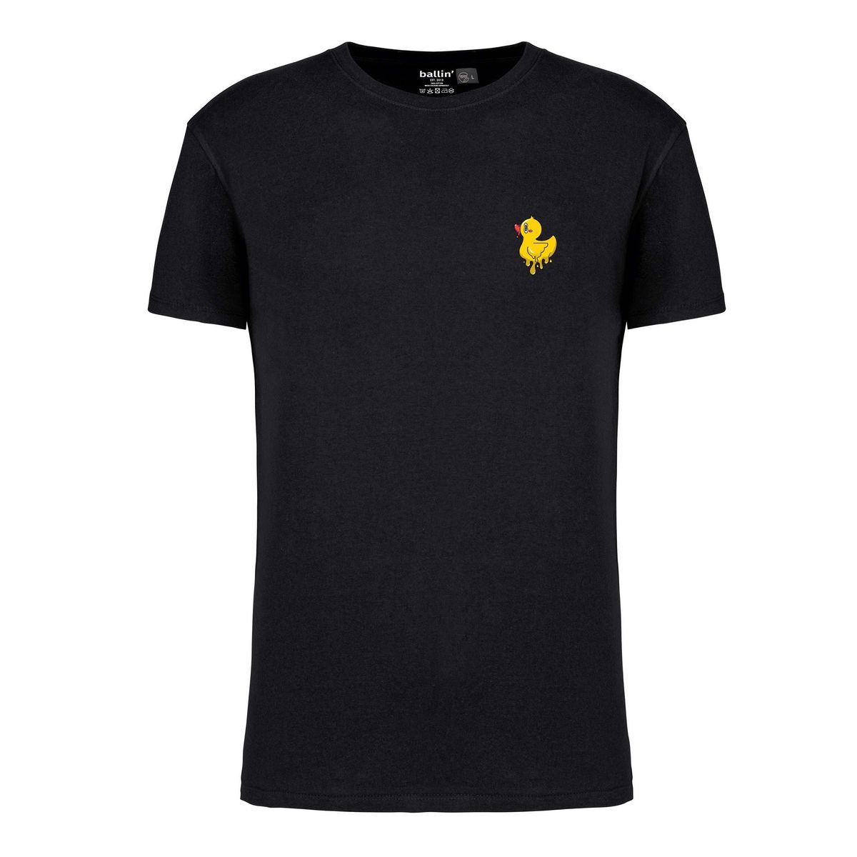 Herren-T-Shirt von der Marke Ballin Est. 2013. Die Shirts von Ballin Est. 2013 sind aus 100% Bio-Baumwolle gefertigt und haben eine normale Passform. Die weiche Baumwolle sorgt für hohen Tragekomfort.  Marke: Ballin Est. 2013Modellname: Backprint Duck ShirtKategorie: Herren-T-ShirtMaterialien: Bio-BaumwolleFarbe: schwarz