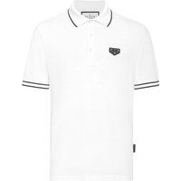 Jacquard-Polo-T-Shirt mit Monogramm