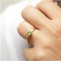 Zeeme Gemstones Ring-Set Silber 925 vergoldet mit Blautopas (beh.) Peridot Amethyst