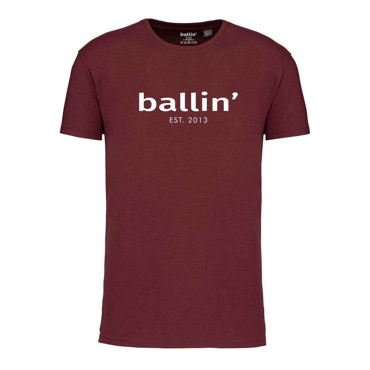 Regular Fit Shirt von Ballin Est. 2013 in der farbe Rot und in größe M.