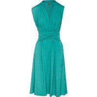 Kleid mit V-Ausschnitt und Schärpe