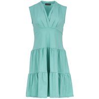 Jade – Ärmelloses Jerseykleid mit V-Ausschnitt – Lockere Passform, knielang