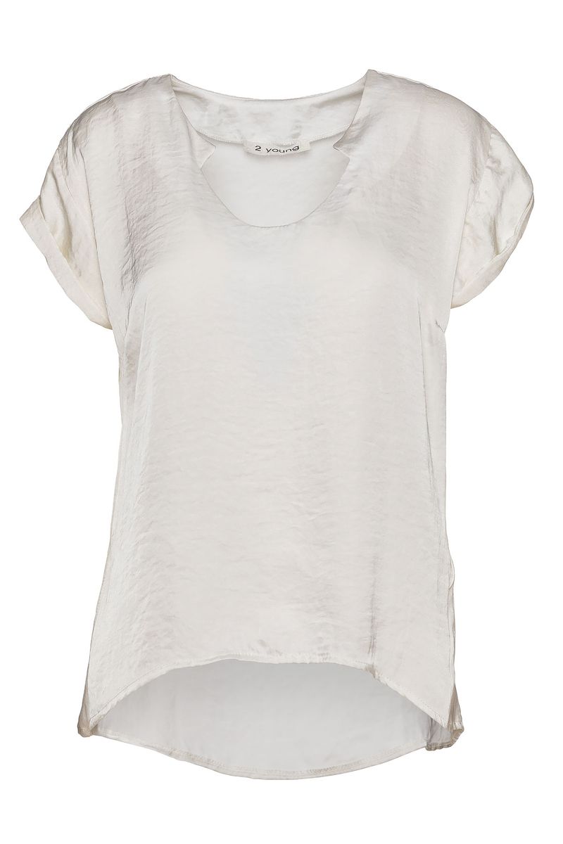 Ecru Cap Sleeve Top