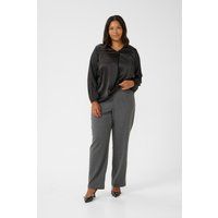 Langarm-Bluse Regular fit Black