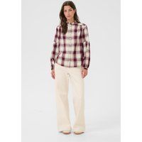 Langarm-Hemd SamillaPW Relaxed fit bordo