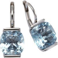 Zeeme Gemstones Ohrringe 925 Silber mit Blautopas (beh.)