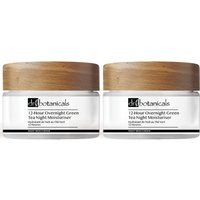 Dr Botanicals 12-Stunden Übernacht Grüntee Nachtfeuchtigkeitspflege 50 ml x 2 Duo-Pack
