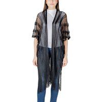 Fransen Saum Rüschensleeve Strickjacke