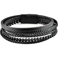 US Polo Assn Jewellery Brandon Schwarzes Armband
