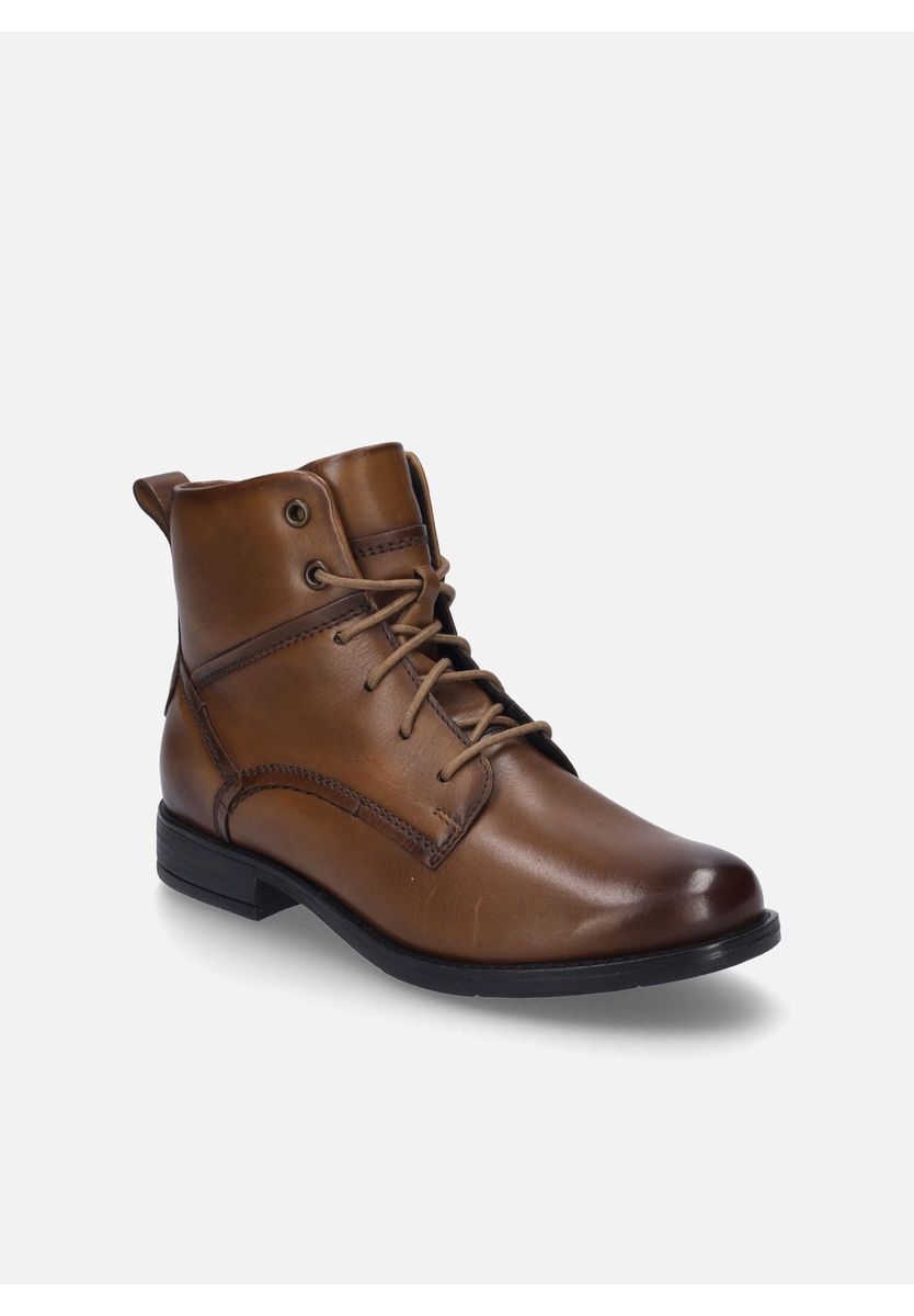 Klassische Schnürstiefeletten aus Leder