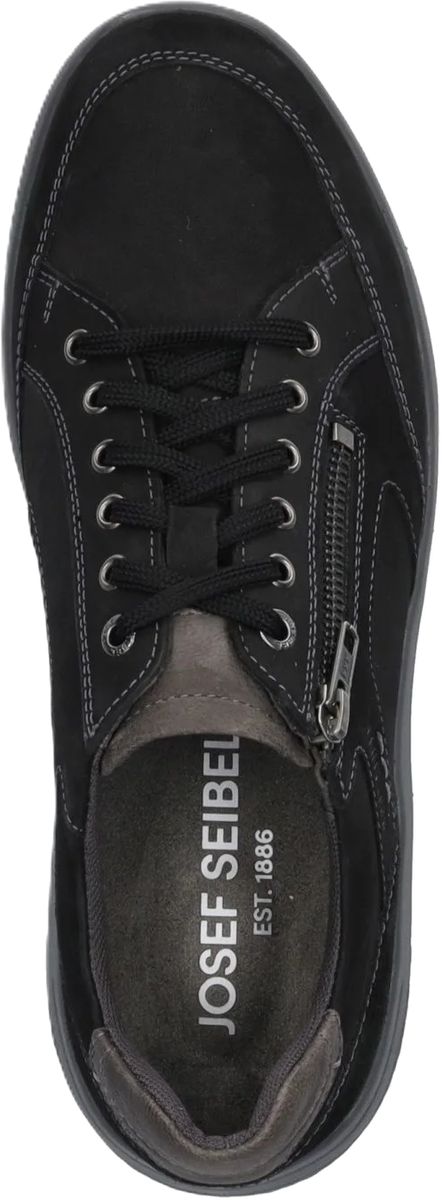 Nubukleder-Sneaker mit Reißverschluss