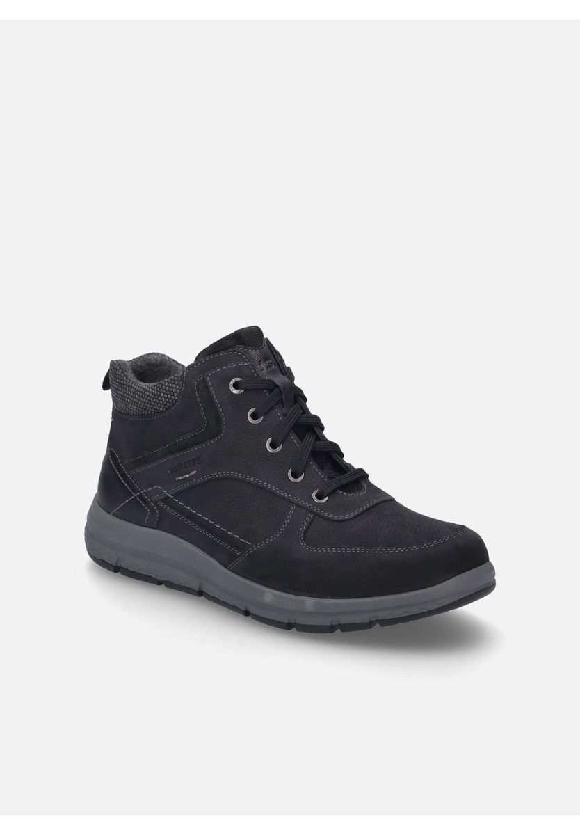 Herren Leder Stiefelette mit Schnürsenkeln