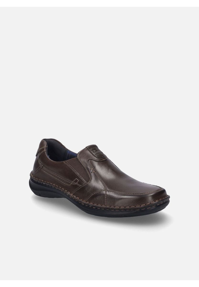 Klassischer Leder Slipper Loafer Schuh