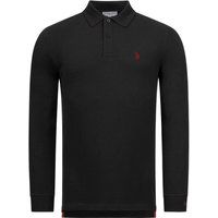 U.S. POLO ASSN. Herren Longsleeve Poloshirt aus Baumwoll-Elasthan