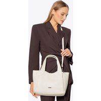 Wittchen Damen-Etui aus Öko-Leder, klein, cremefarben