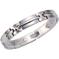 Zeeme Stainless Steel Armband Edelstahl glanz matt 19cm lang