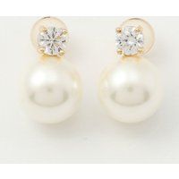 US Polo Assn Jewellery Maisie Gelbgold-Ohrringe