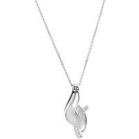Zeeme Silber Anhänger mit Kette 925/- Sterling Silber rhodiniert Zirkonia