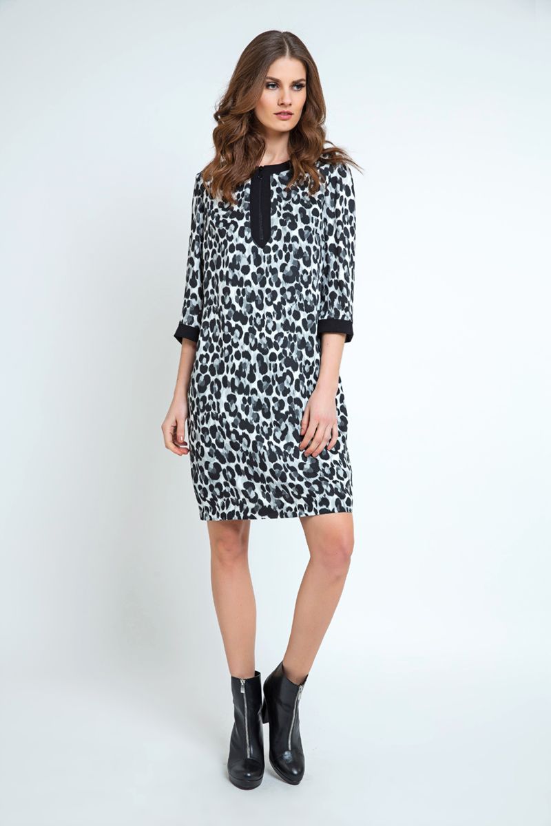 Animal Print Sackkleid