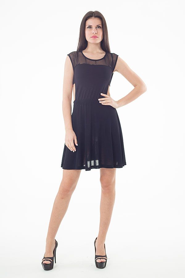 Transparentes Skaterkleid