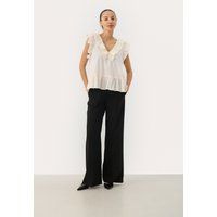 Ärmellose Bluse TrojaPW Gerade Passform white