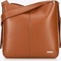 Wittchen Damenhandtasche, braun, Kunstleder, Öko-Leder