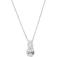 Zeeme Silber Anhänger mit Kette 925/- Sterling Silber rhodiniert Zirkonia