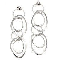 Zeeme Silber Ohrringe 925 Silber rhodiniert