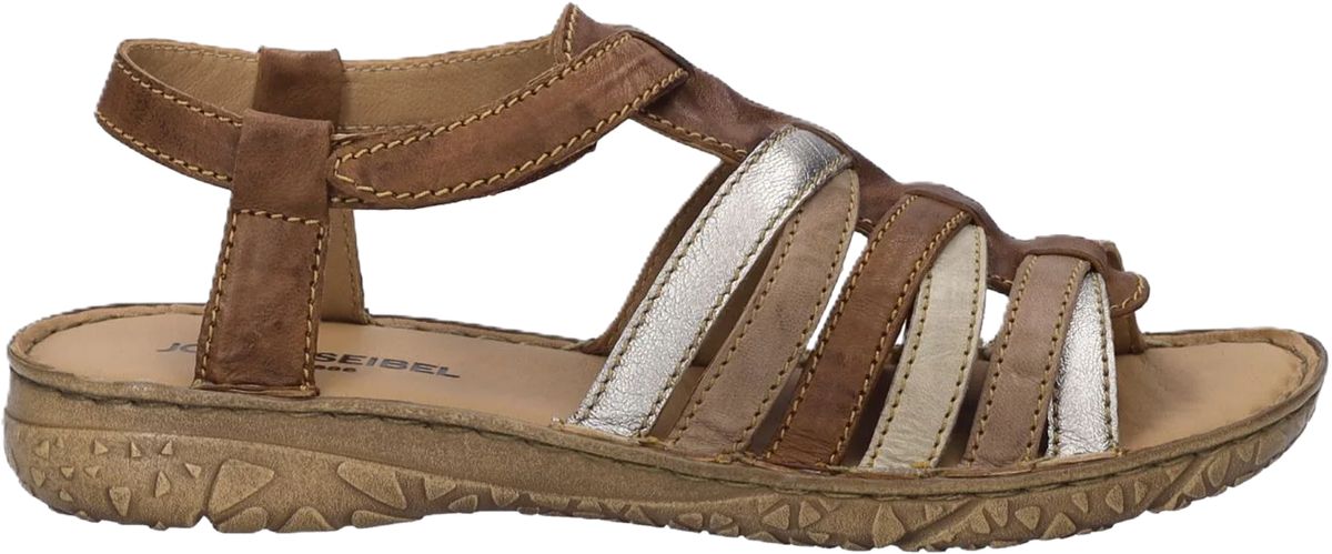 Ledersandalen im Fischerstil mit Riemchen