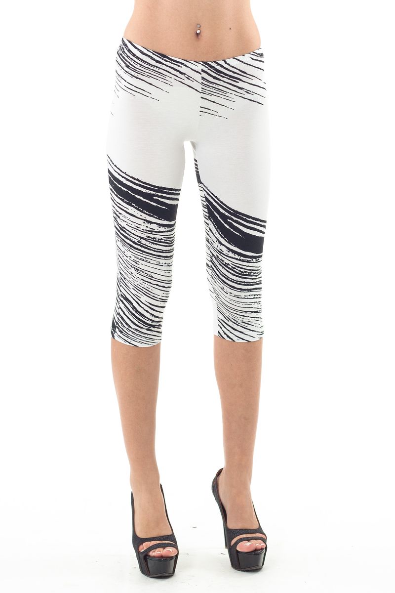 Gekürzte Print-Leggings