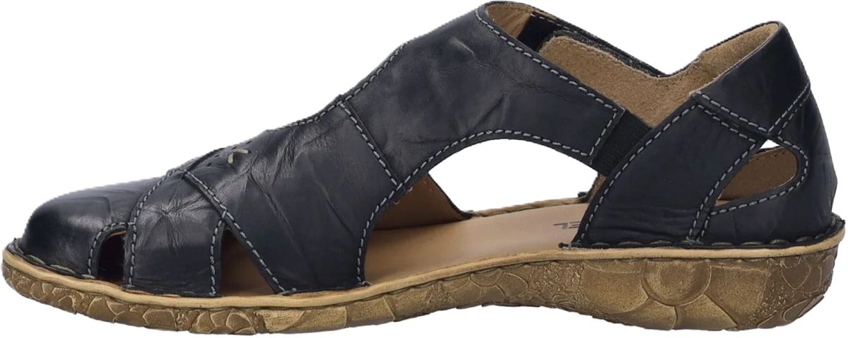 Leder Komfort Sandale mit verstellbarem Riemen