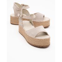 Serez Leder Plateau-Espadrilles Sandale (Damen)