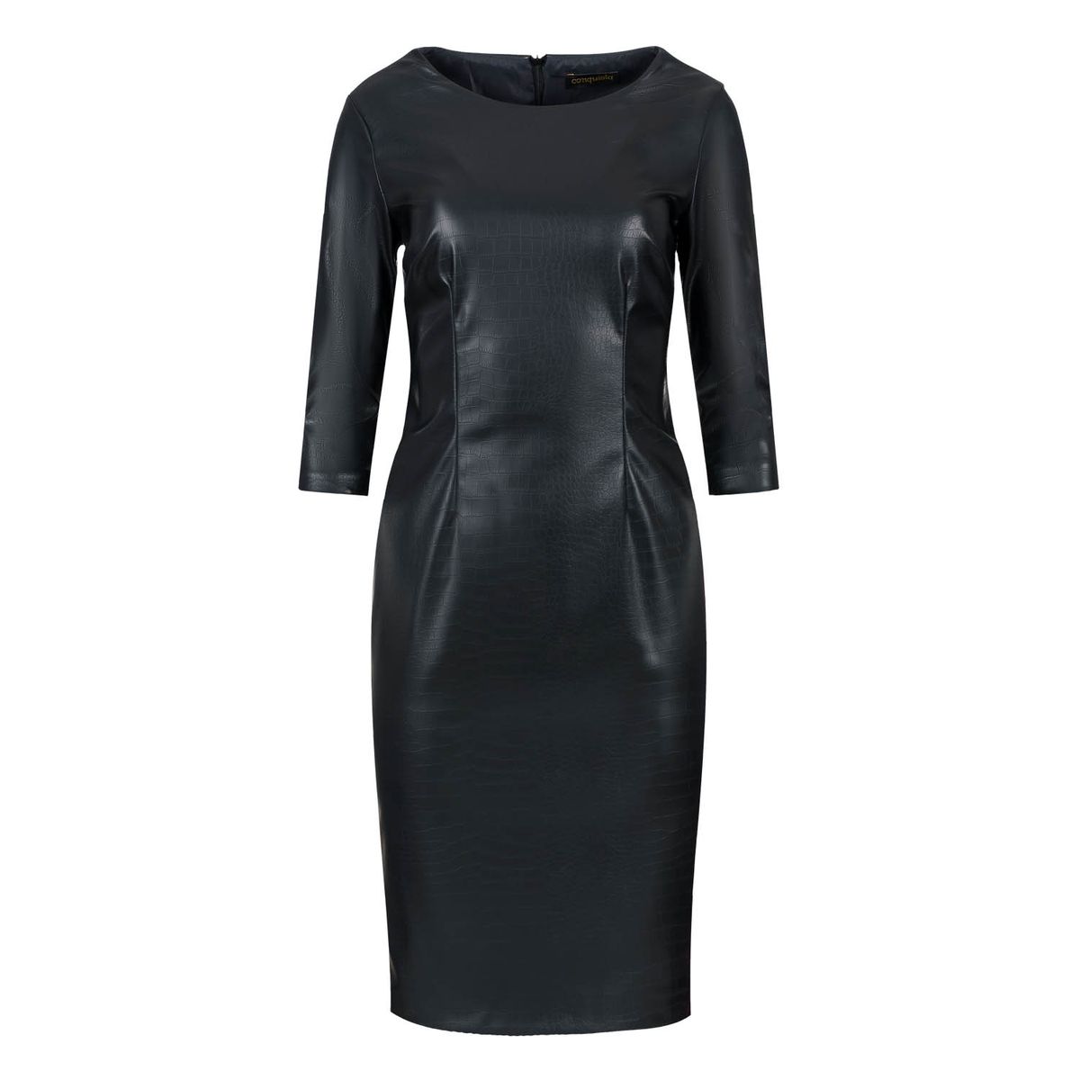 Kleid aus Krokodillederimitat