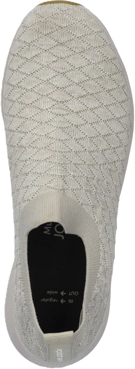 Bequemer Slip-On Strick Sneaker in Beige