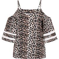 Faina Bluse Frauen Leopard