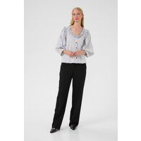 Langarm-Bluse KBBeatrice Feminine white black
