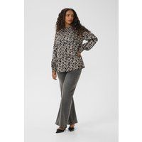 Langarm-Bluse KCdena Langarm-Bluse Regular fit black offwhite